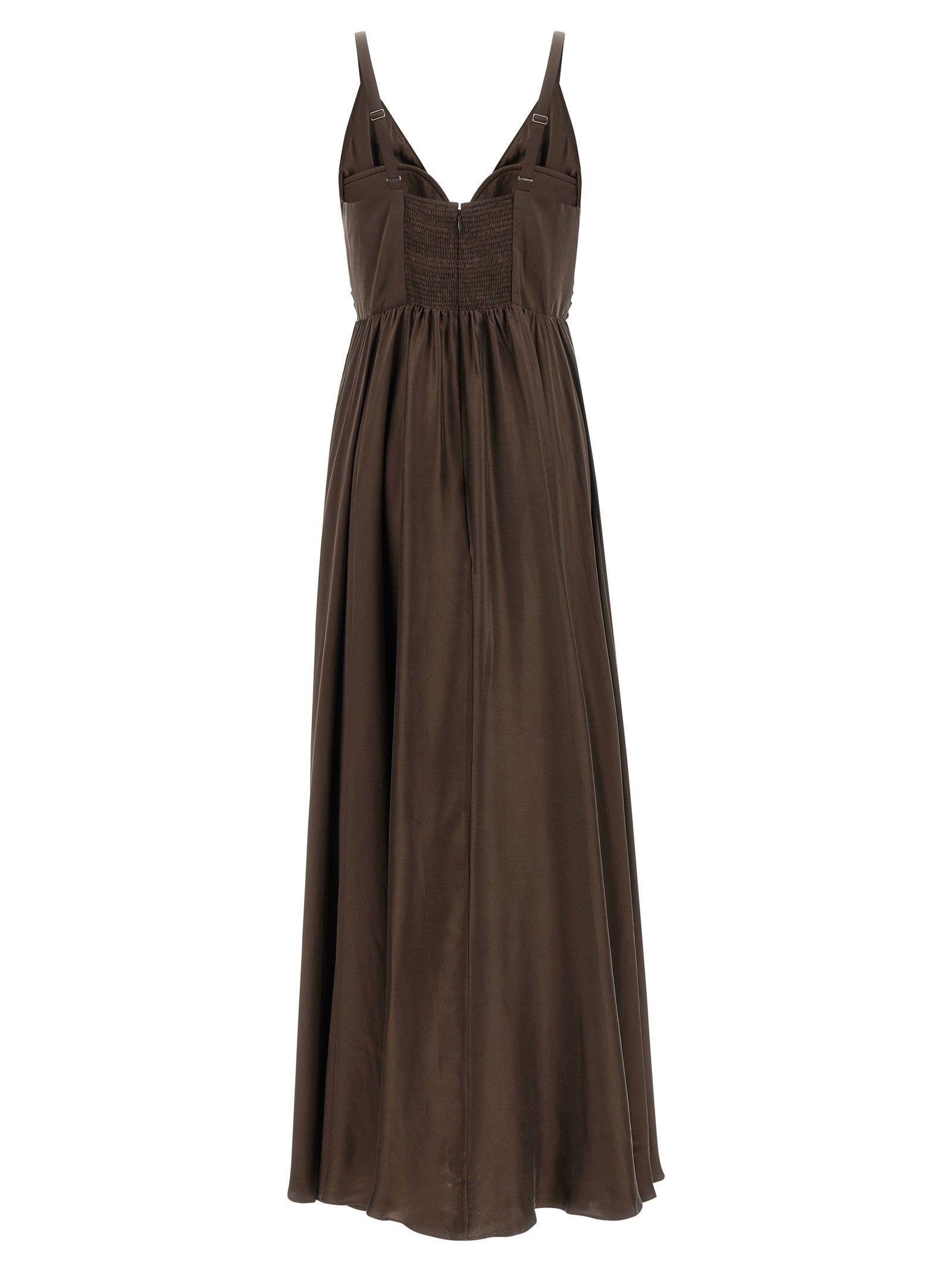 Zimmermann Cut-out Dress Brown