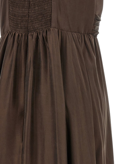 Zimmermann Cut-out Dress Brown