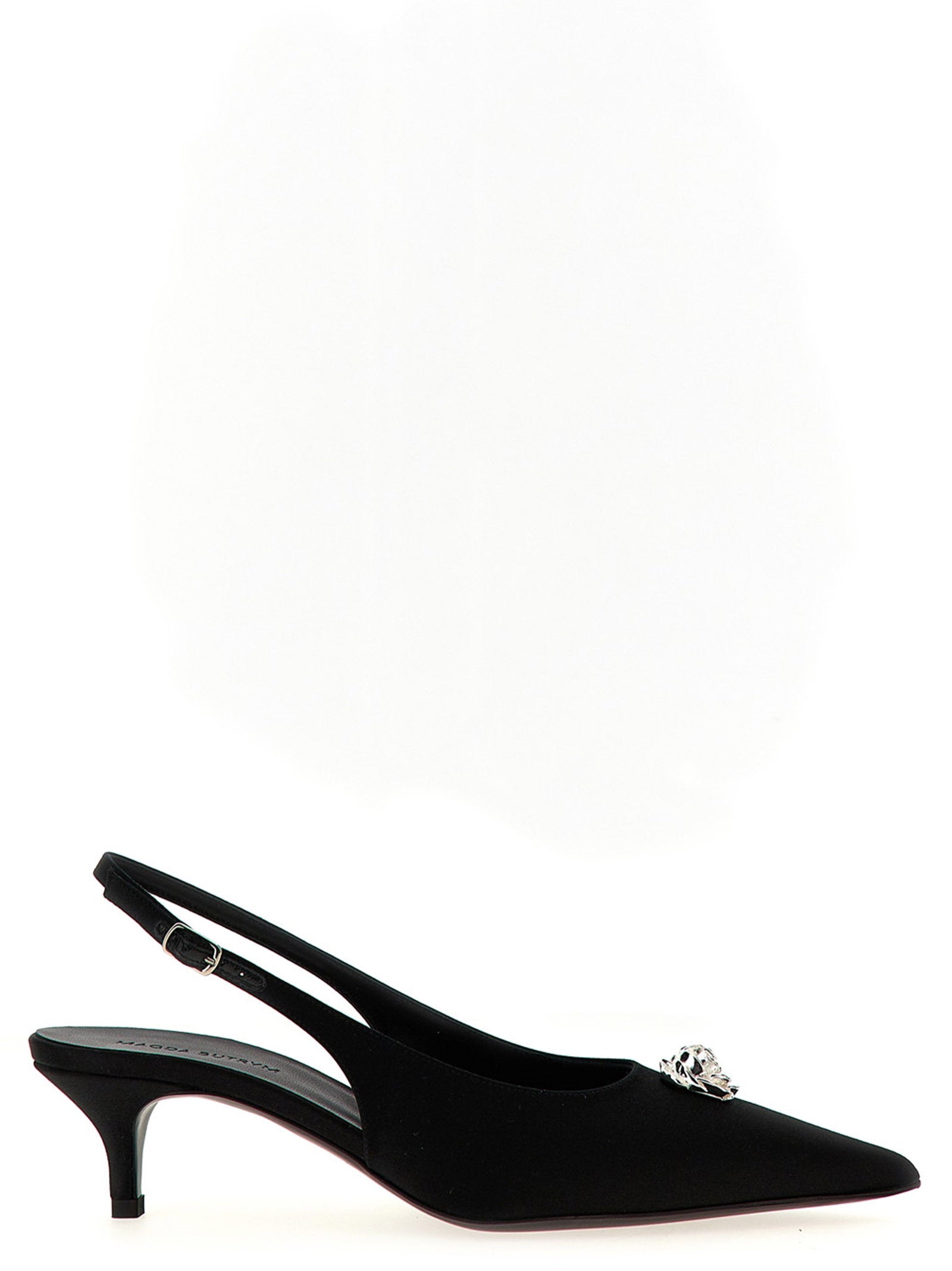 Magda Butrym Rosetta Slingback Black