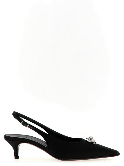 Magda Butrym Rosetta Slingback Black