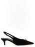 Magda Butrym Rosetta Slingback Black