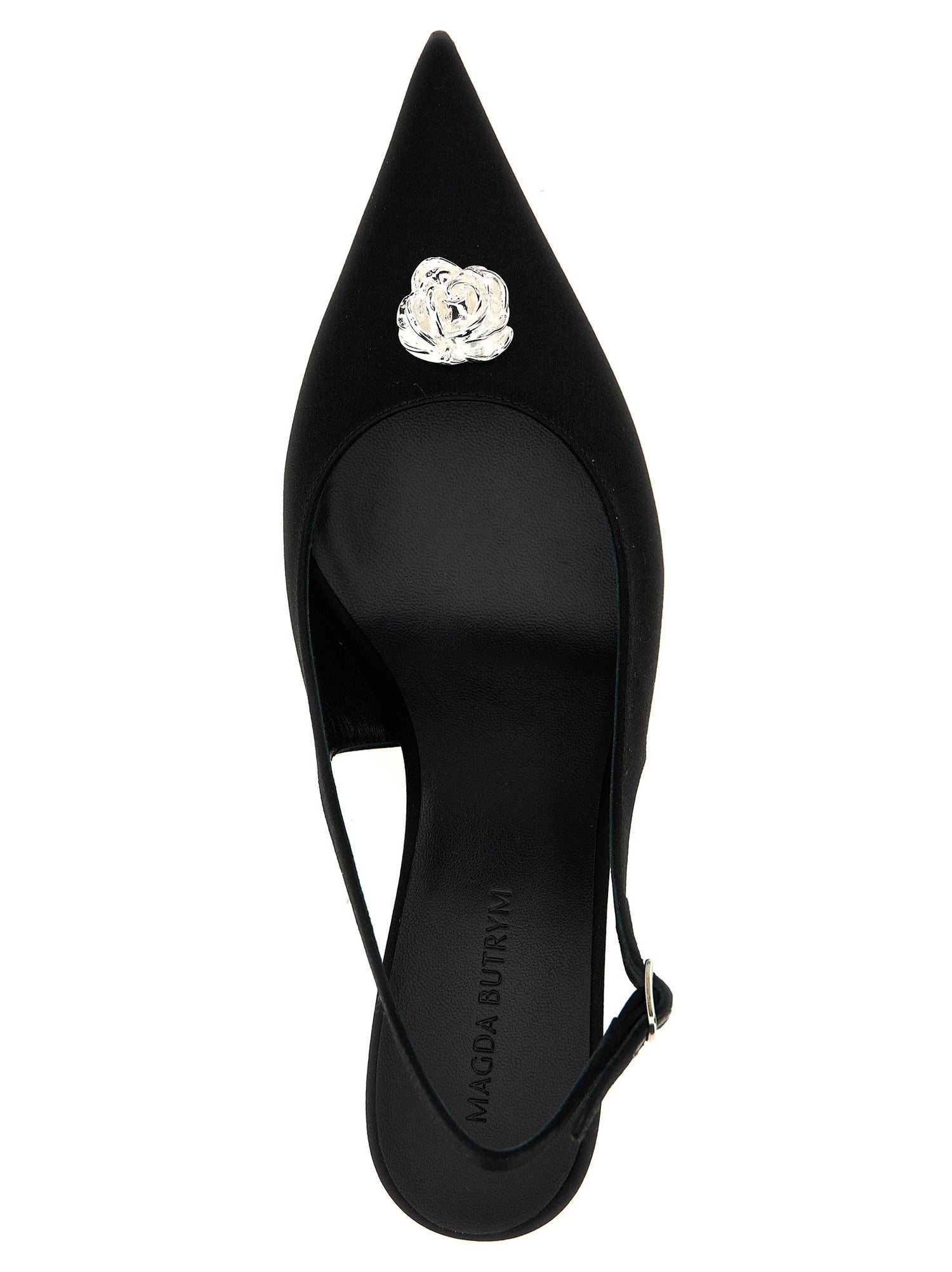 Magda Butrym Rosetta Slingback Black