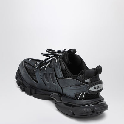 Balenciaga Black Track Mesh and Nylon Sneakers Black