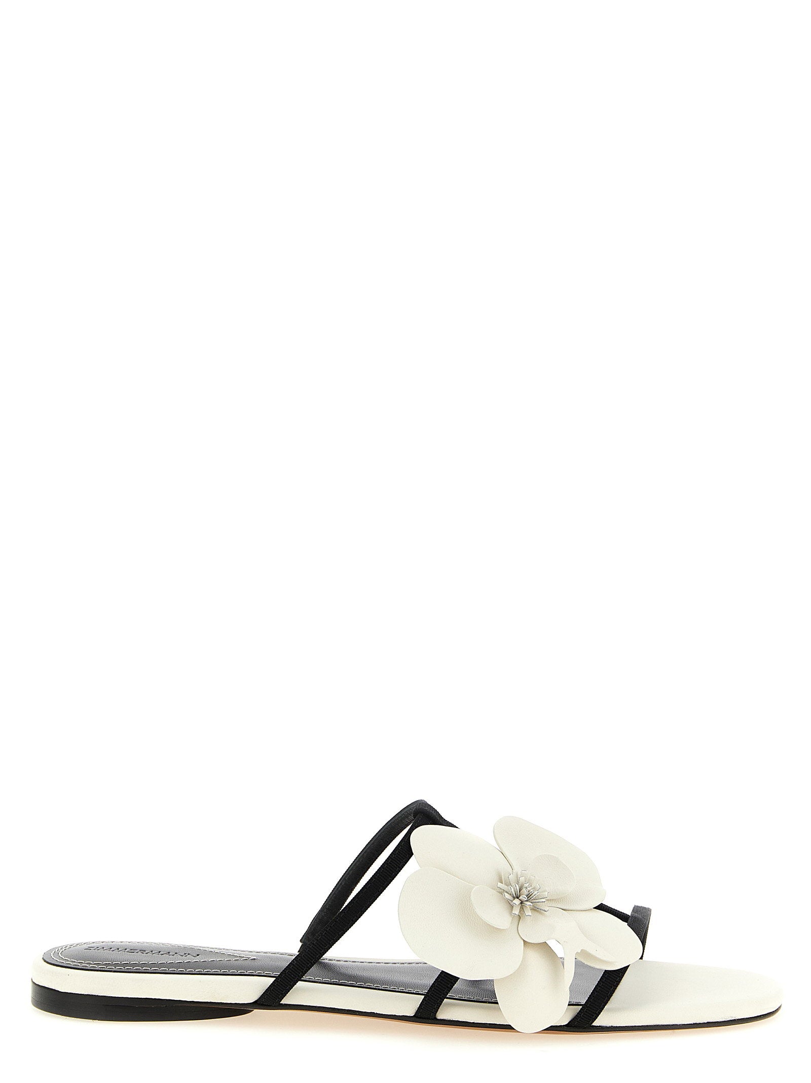 Zimmermann Orchid Slides White/black
