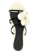 Zimmermann Orchid Slides White/black