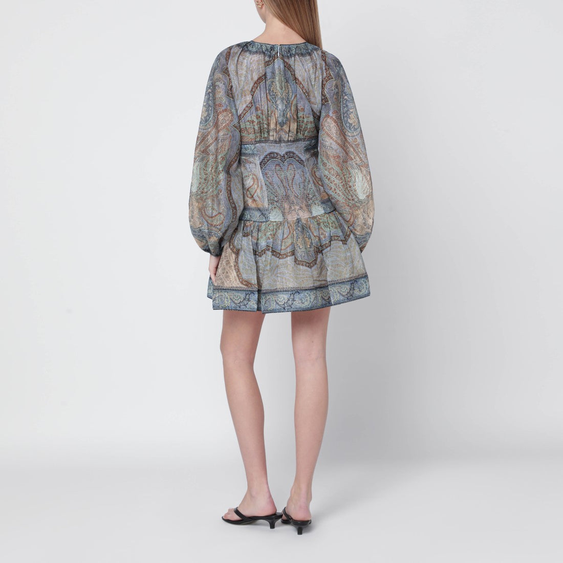 Zimmermann Wanderlust Tapestry Mini Dress Multicolor