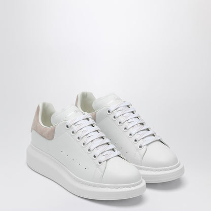 Alexander Mcqueen White Leather Oversized Sneakers with Patchouli Suede Heel White