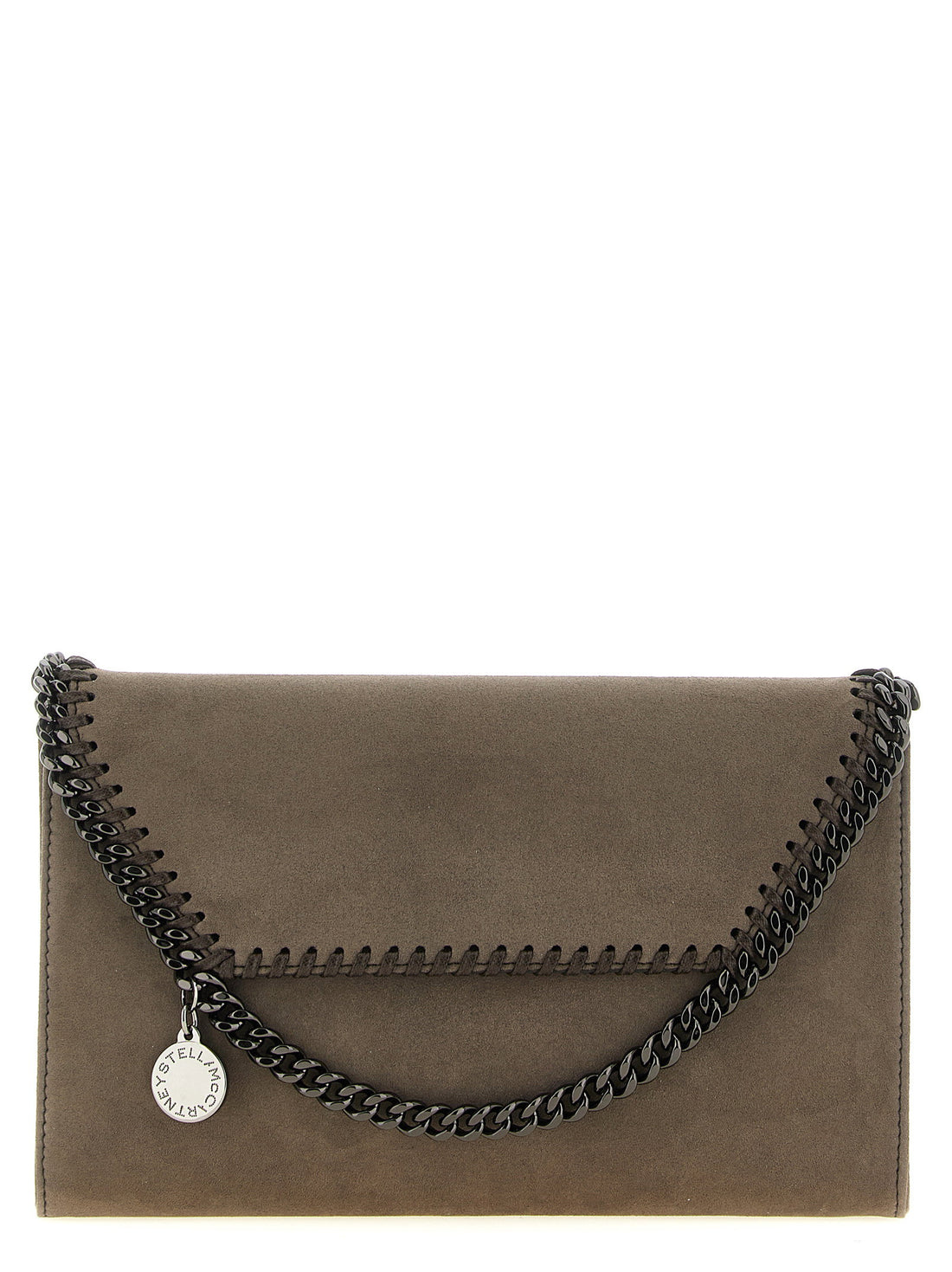 Stella Mccartney Falabella Wallet On Chain Gray