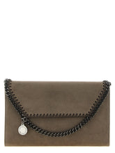 Stella Mccartney Falabella Wallet On Chain Gray
