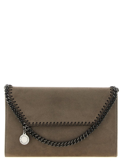 Stella Mccartney Falabella Wallet On Chain Gray