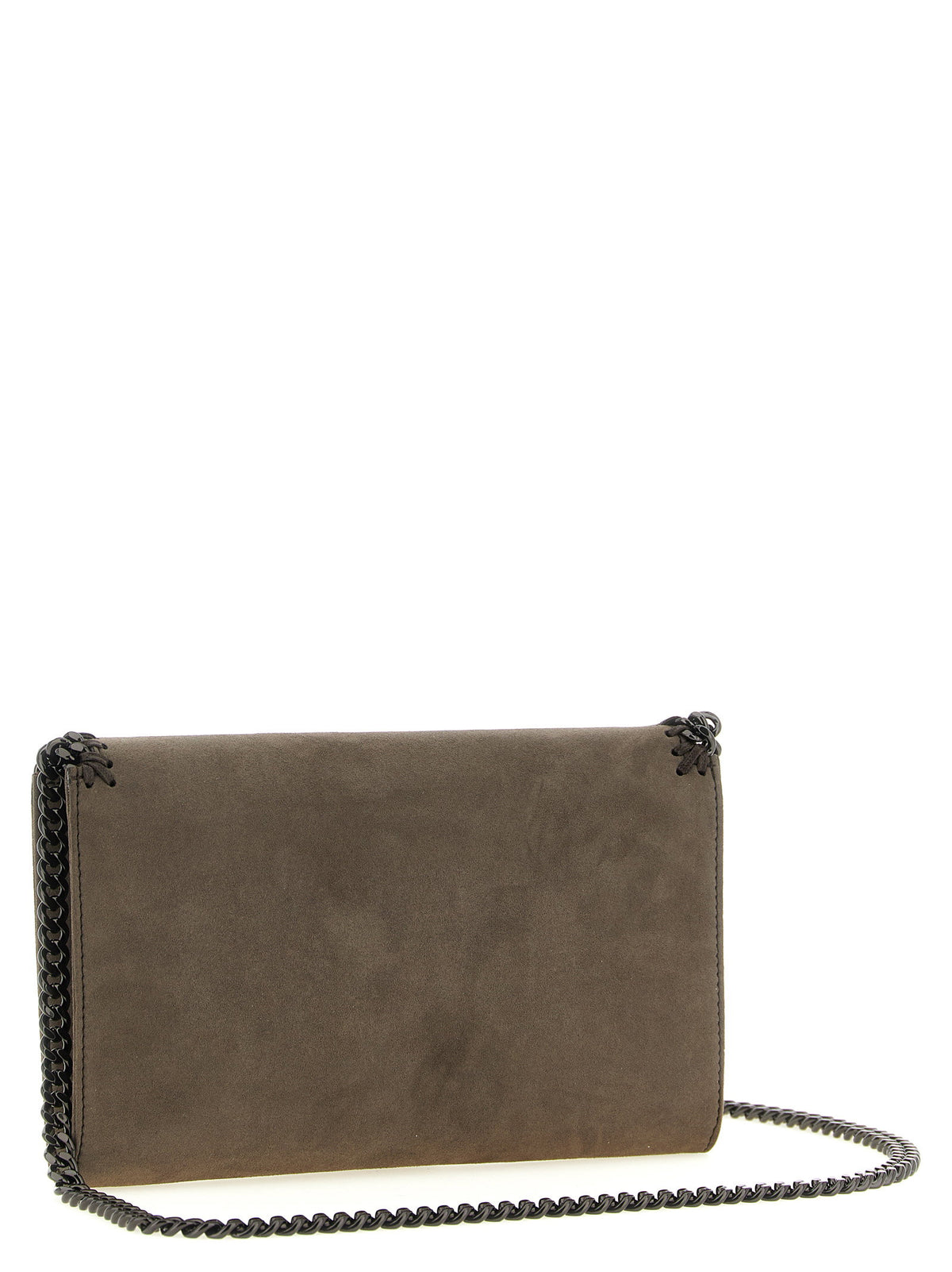 Stella Mccartney Falabella Wallet On Chain Gray