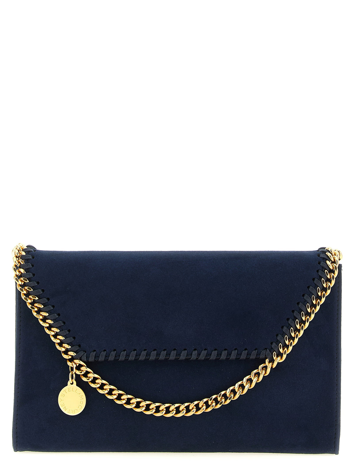 Stella Mccartney Falabella Wallet On Chain Blue