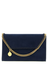 Stella Mccartney Falabella Wallet On Chain Blue