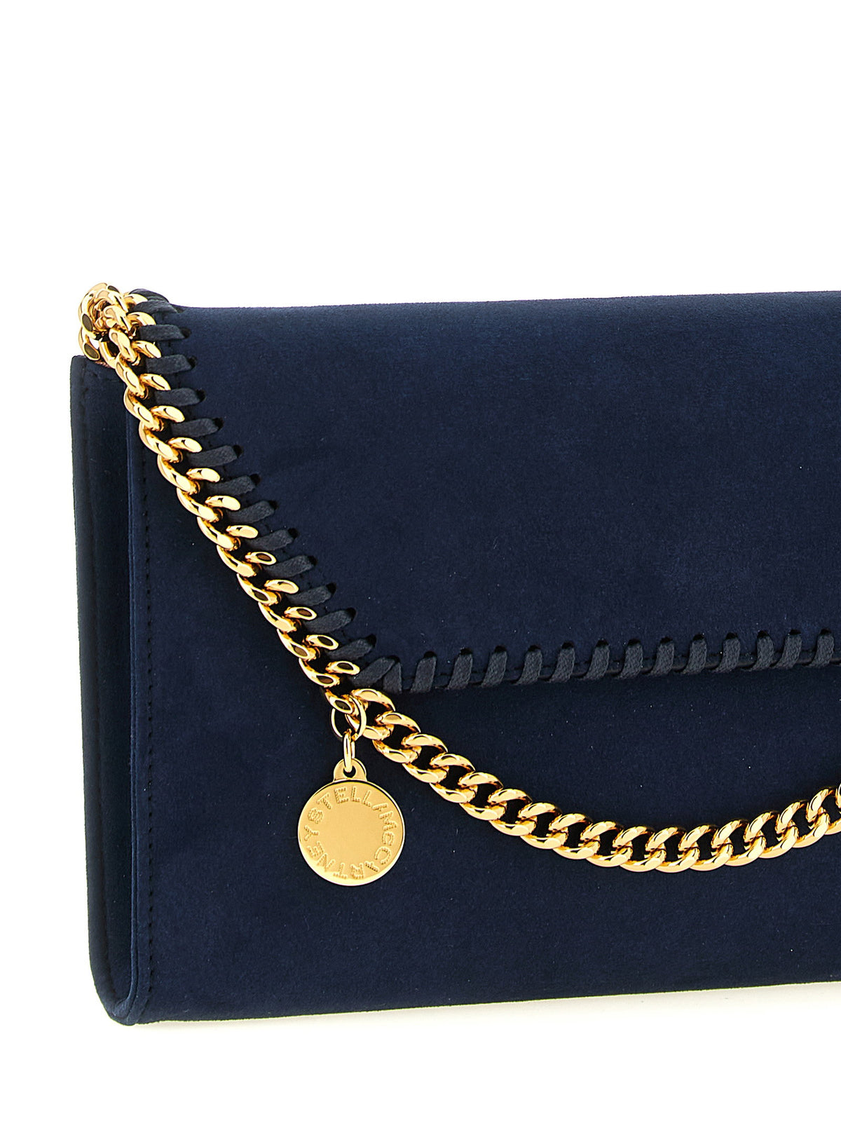 Stella Mccartney Falabella Wallet On Chain Blue