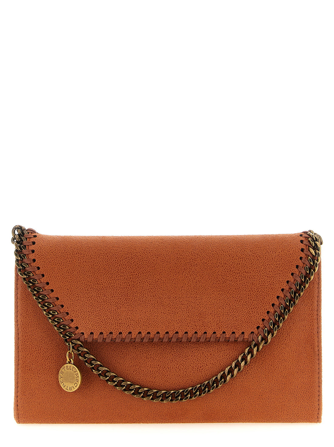 Stella Mccartney Falabella Wallet On Chain Orange