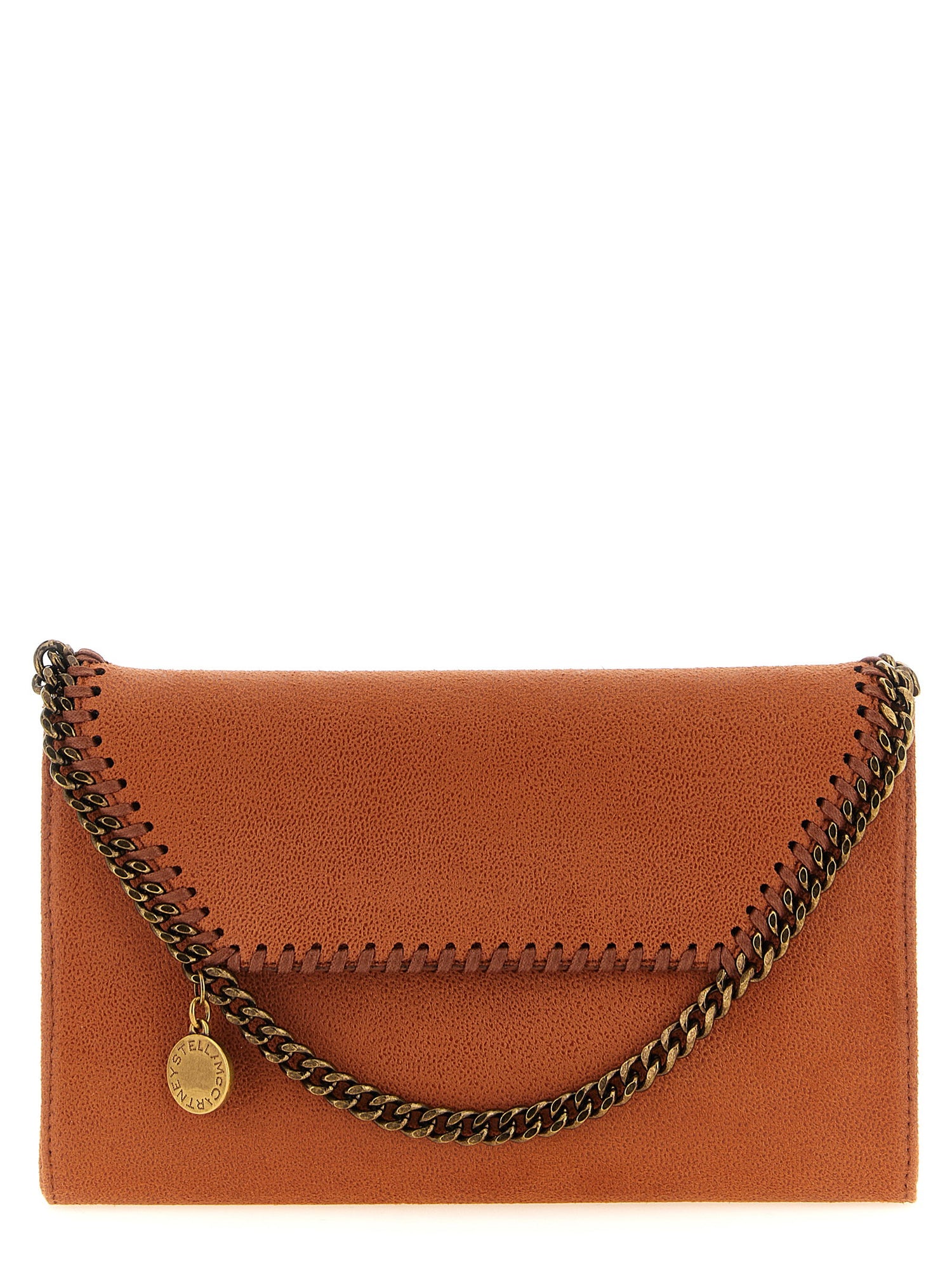 Stella Mccartney Falabella Wallet On Chain Orange