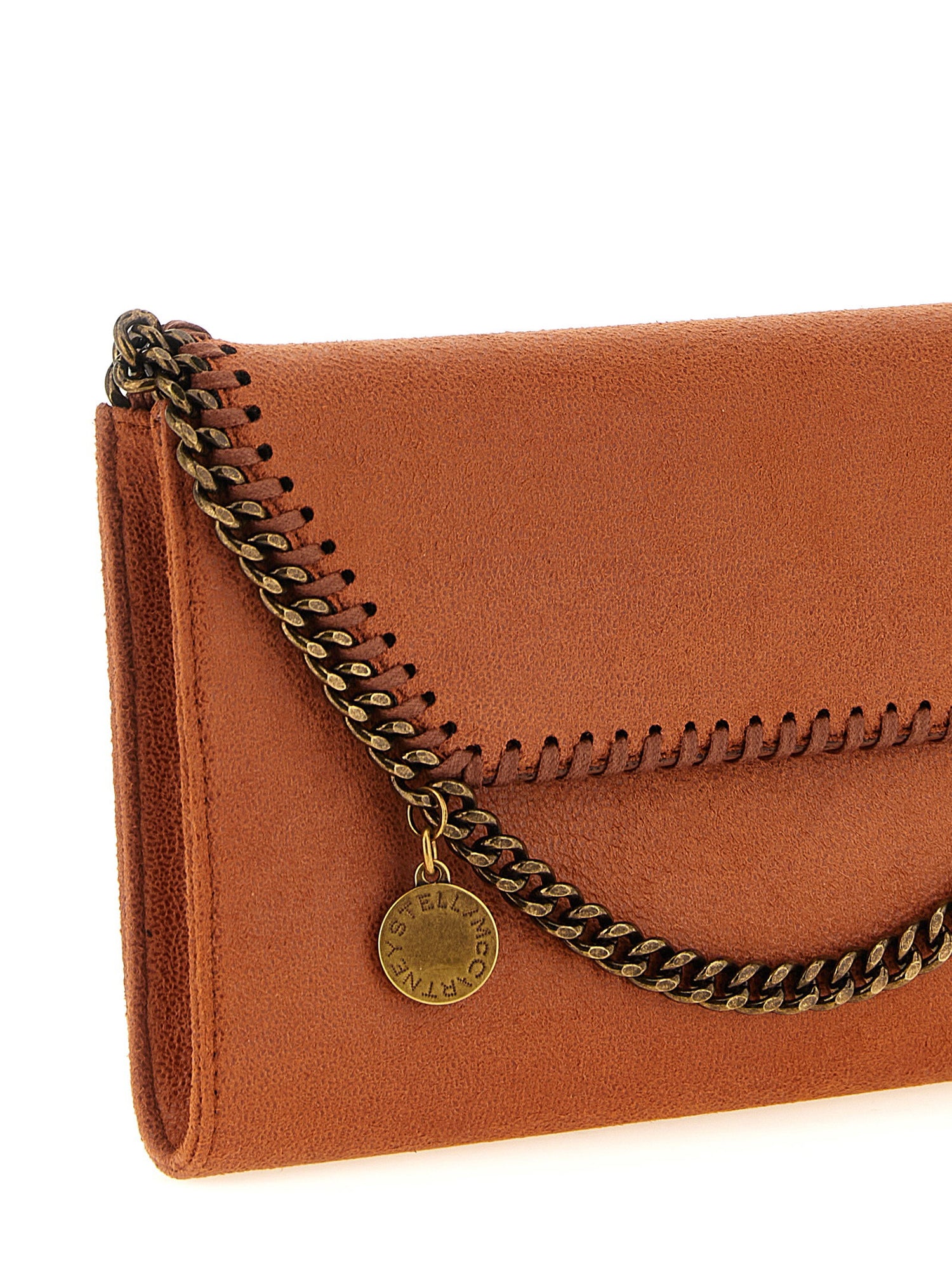 Stella Mccartney Falabella Wallet On Chain Orange