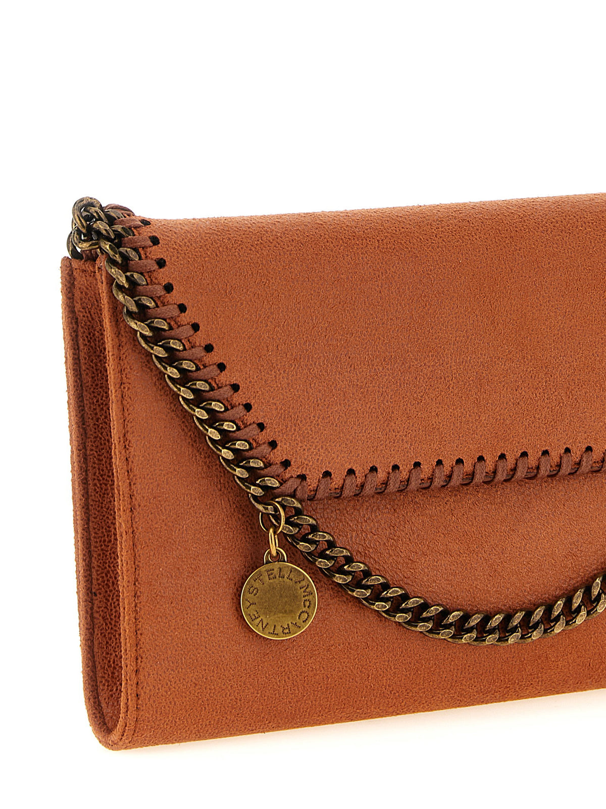 Stella Mccartney Falabella Wallet On Chain Orange