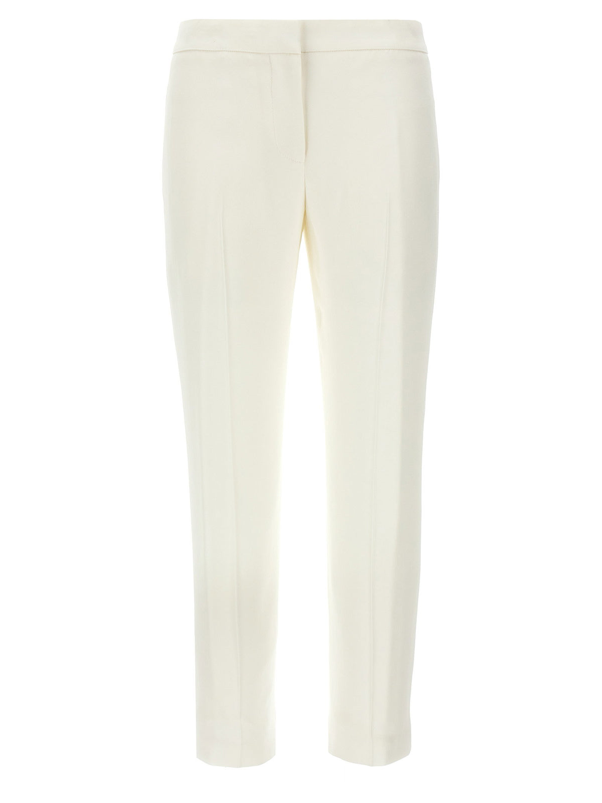 Alexander McQueen Crepe Pants White
