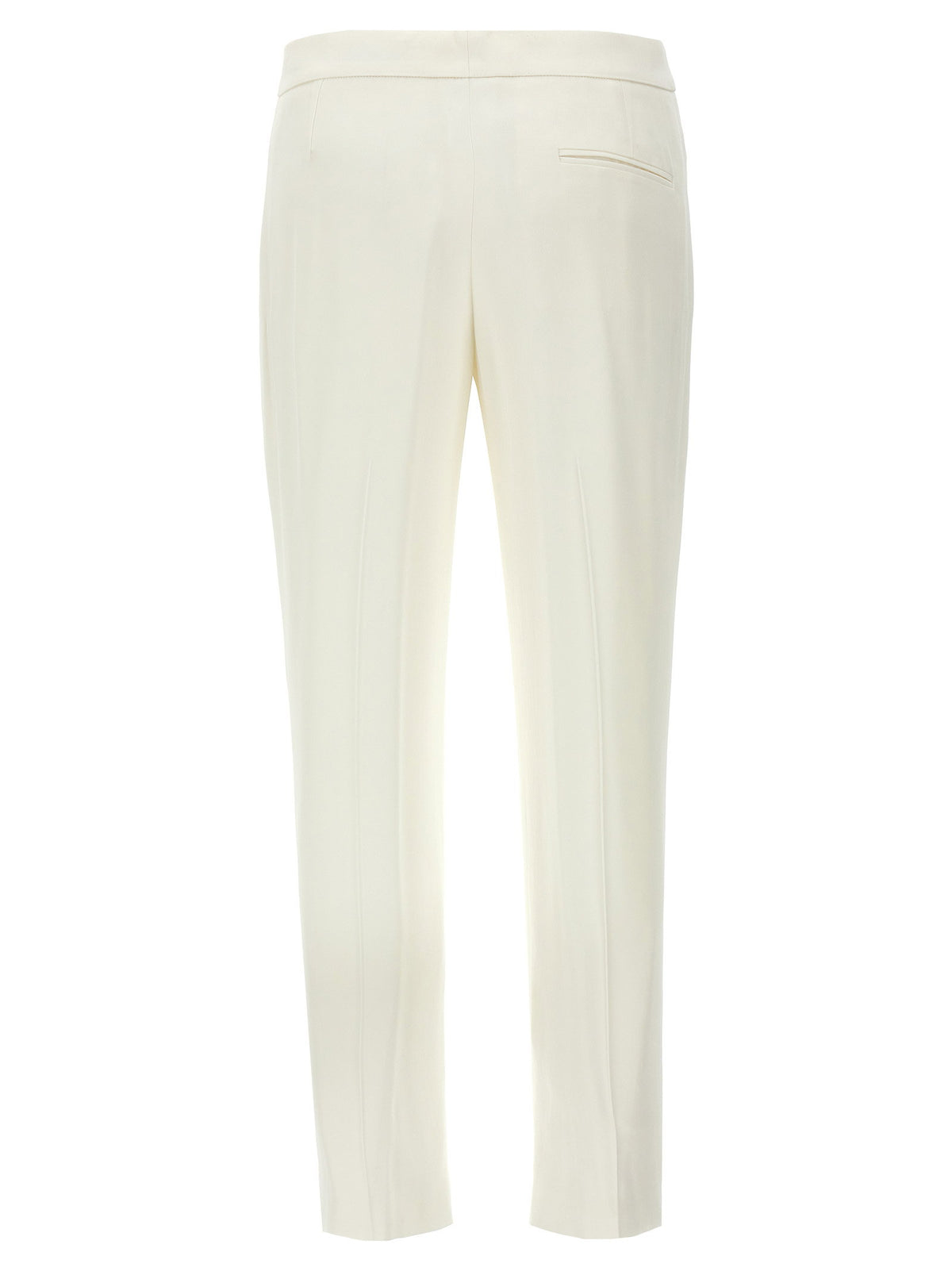 Alexander McQueen Crepe Pants White