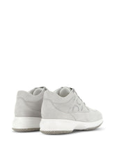 Hogan Pre Interactive Crystal-Embellished Calf Leather Sneakers White White