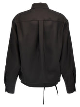 Valentino Garavani Valentino Techno Light Wool Shirt Black