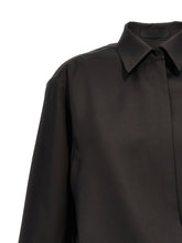 Valentino Garavani Valentino Techno Light Wool Shirt Black