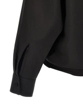 Valentino Garavani Valentino Techno Light Wool Shirt Black