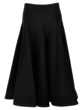 Valentino Garavani Solid Crepe Couture Valentino Skirt Black