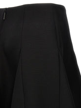 Valentino Garavani Solid Crepe Couture Valentino Skirt Black