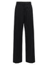 Valentino Garavani Valentino Solid Grisaille Pants Black
