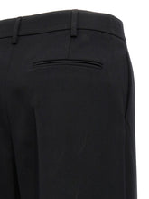 Valentino Garavani Valentino Solid Grisaille Pants Black