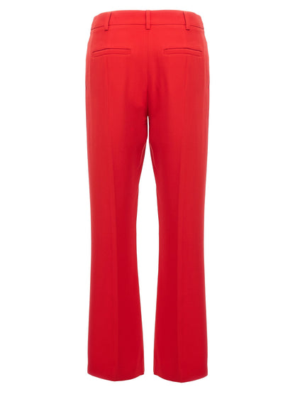 Valentino Garavani Valentino Cady Trousers Red