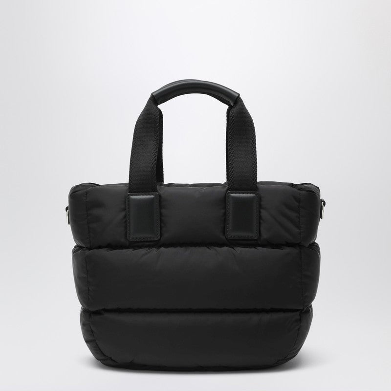 Moncler Black Small Padded Caradoc Tote Bag Black