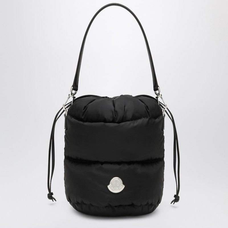Moncler Caradoc Padded Nylon Bucket Bag Black