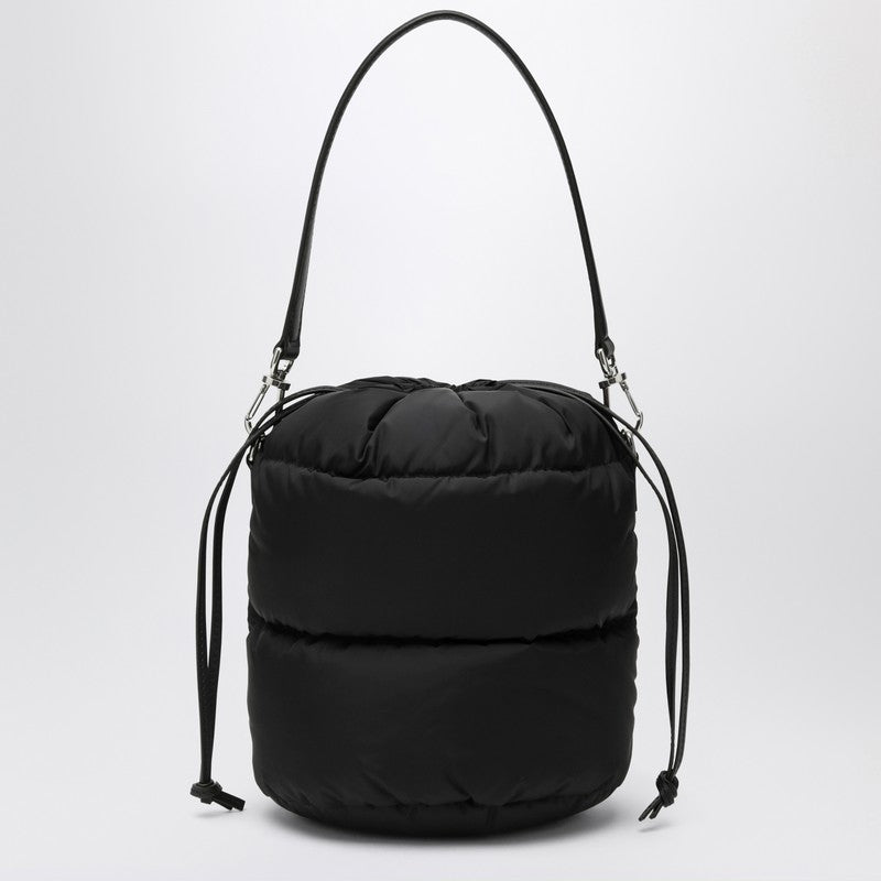 Moncler Caradoc Padded Nylon Bucket Bag Black