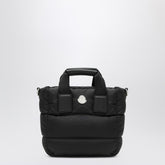 Moncler Black Micro Caradoc Water-Repellent Nylon Tote Bag Black