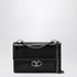 Valentino Garavani Medium VLogo Leather Shoulder Bag Black