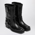 Valentino Garavani Biker Rockstud Leather Boots Black