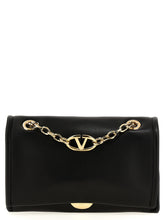 Valentino Garavani Vlogo Chain Shoulder Bag Black