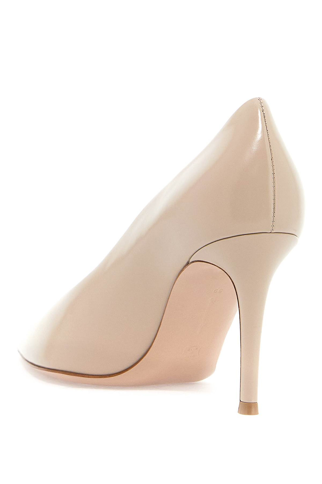 Gianvito Rossi Leather Robbie Pumps Beige