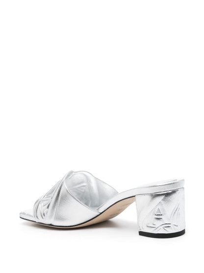 Mules Alexander McQueen Argent