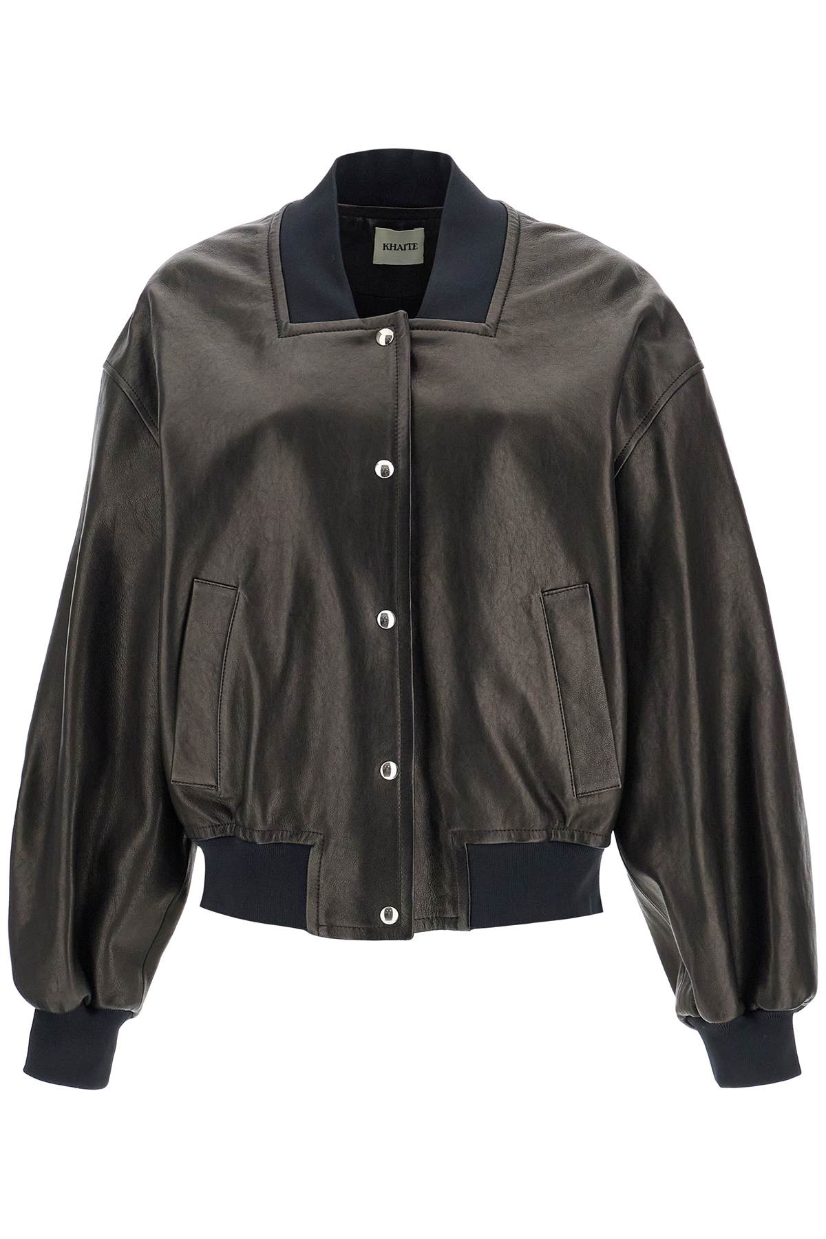 Leather spence bomber