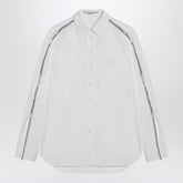 Stella McCartney White Falabella Oxford Shirt with Chain Detail White