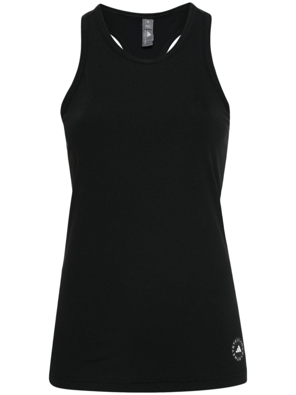 Adidas By Stella McCartney Ribbed Sleeveless Performance Top Black Black