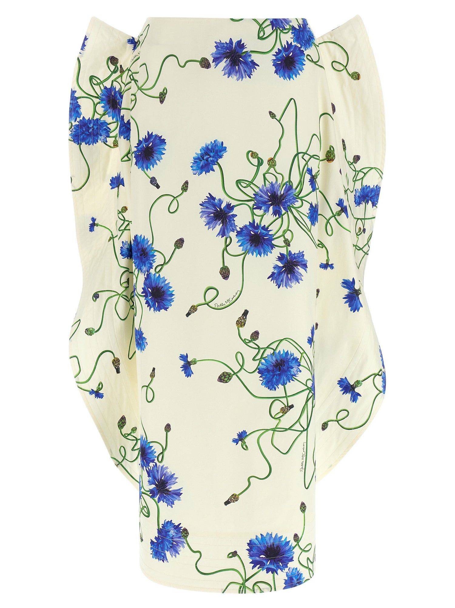 Stella Mccartney Ruffled Skirt Blue