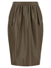Stella Mccartney High Waist Skirt Brown