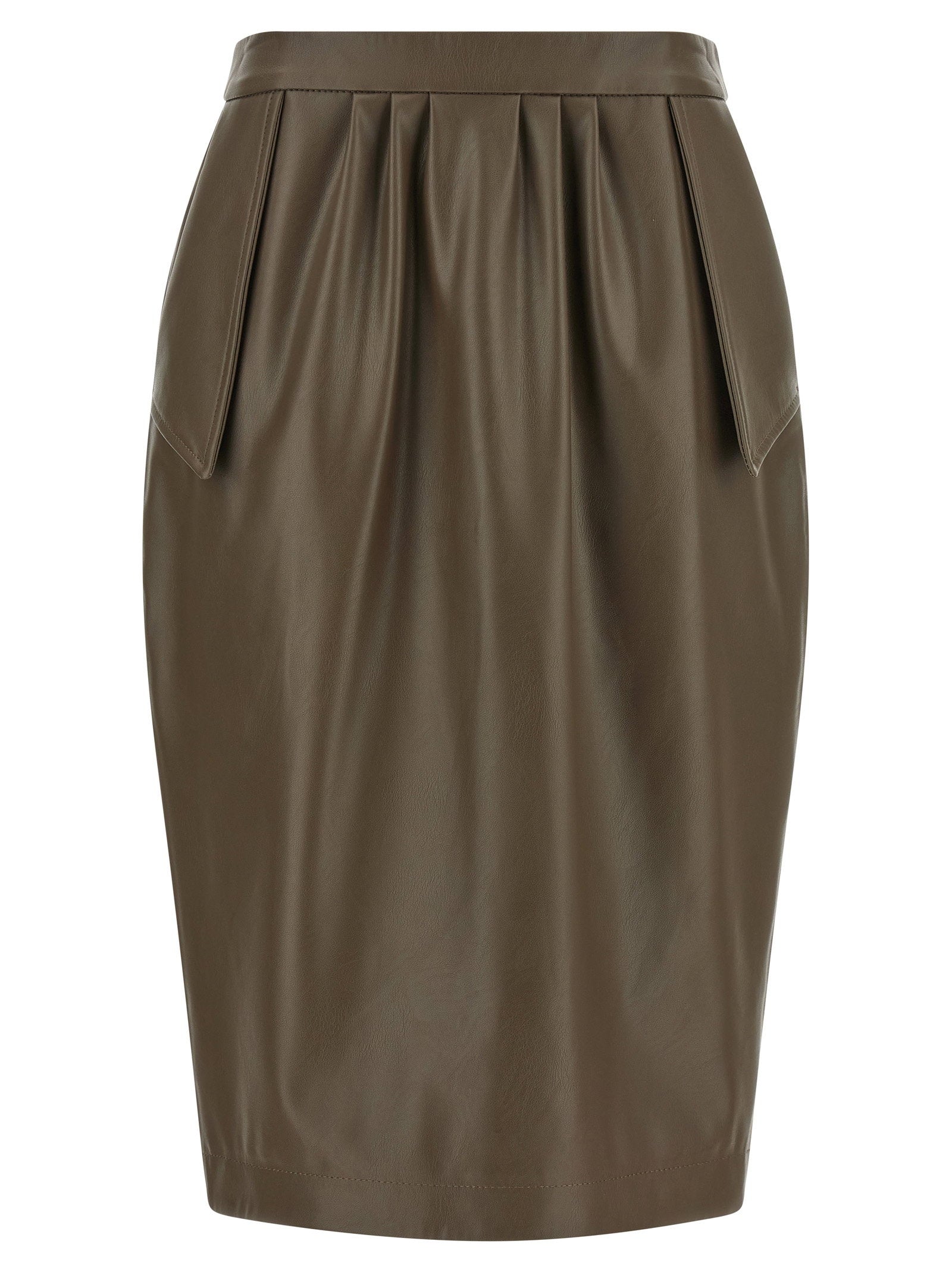 Stella Mccartney High Waist Skirt Brown