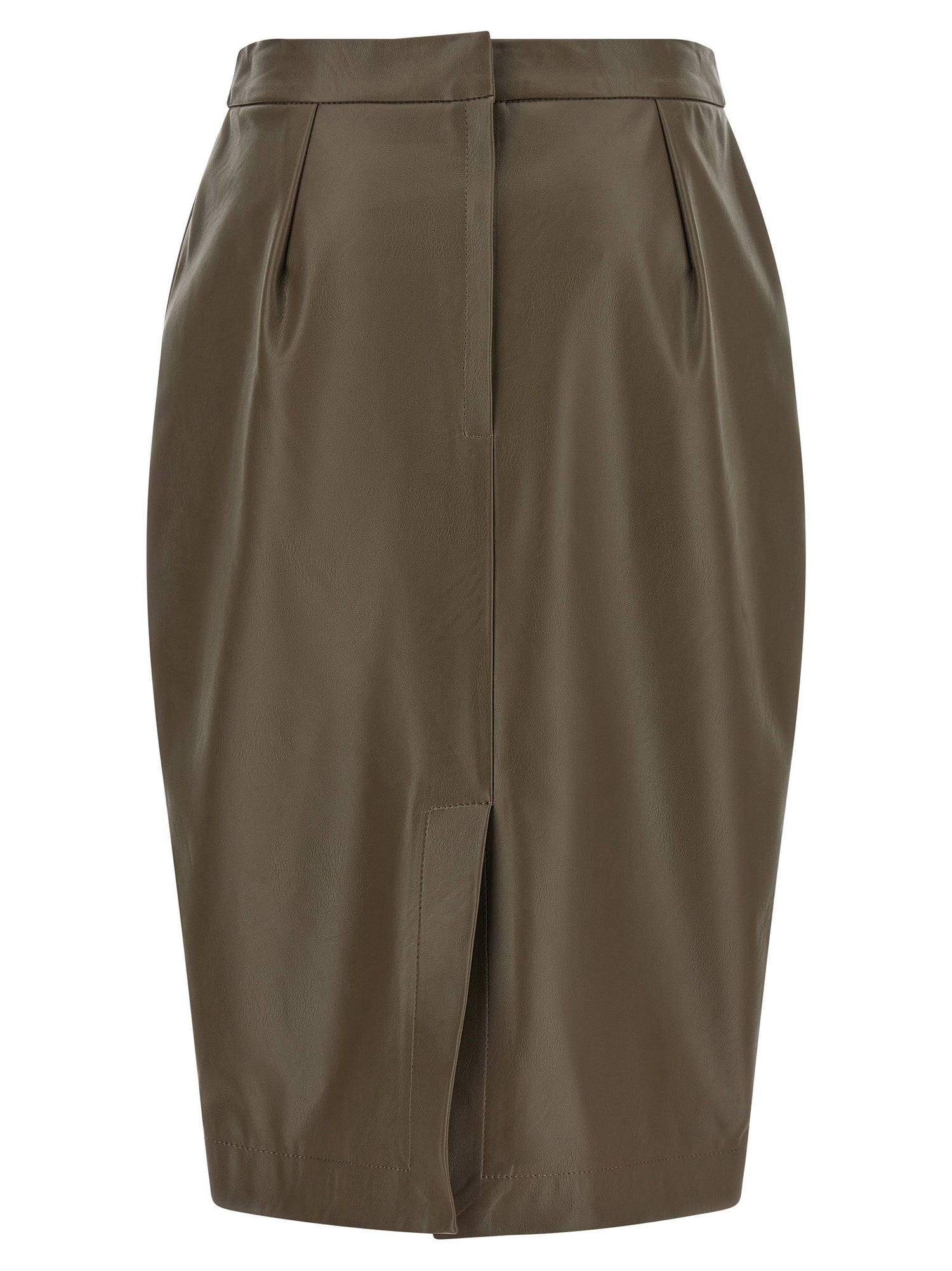 Stella Mccartney High Waist Skirt Brown