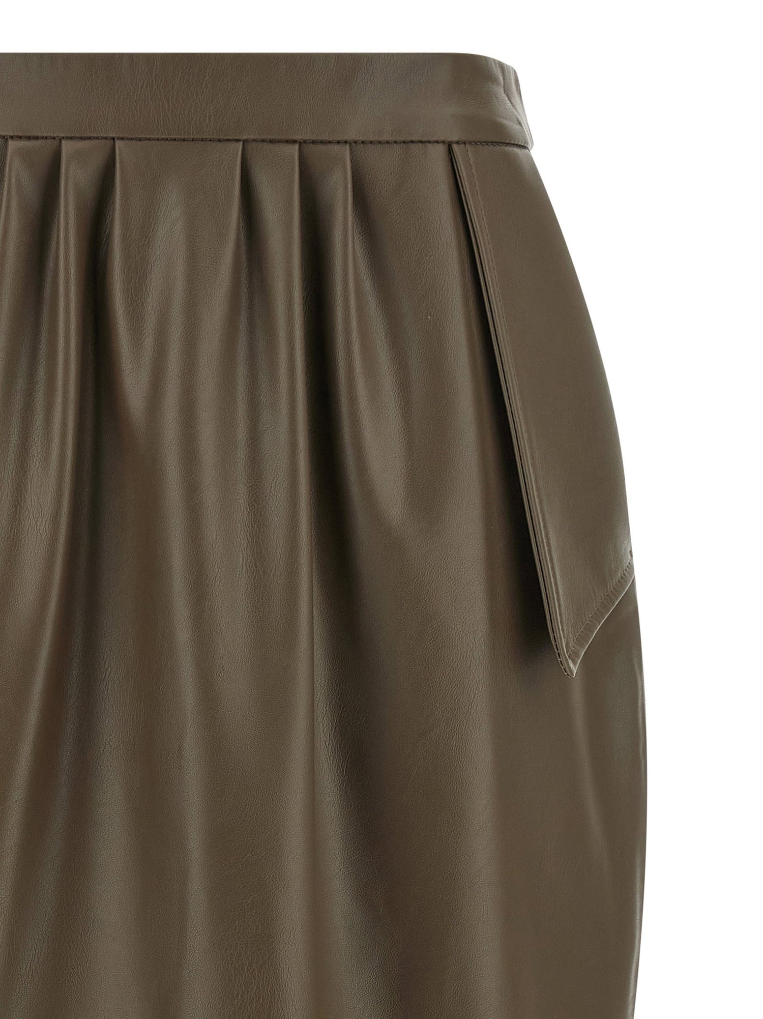 Stella Mccartney High Waist Skirt Brown